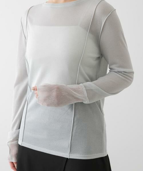 SENSE OF PLACE by URBAN RESEARCH / センスオブプレイス バイ アーバンリサーチ Tシャツ | ラメシアーレイヤードトップ | 詳細23