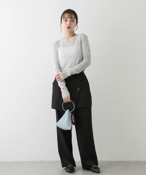 SENSE OF PLACE by URBAN RESEARCH / センスオブプレイス バイ アーバンリサーチ Tシャツ | ラメシアーレイヤードトップ | 詳細17