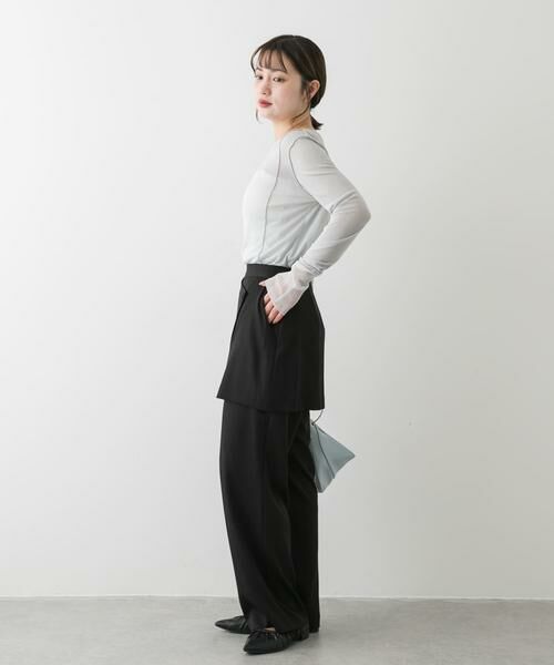 SENSE OF PLACE by URBAN RESEARCH / センスオブプレイス バイ アーバンリサーチ Tシャツ | ラメシアーレイヤードトップ | 詳細19