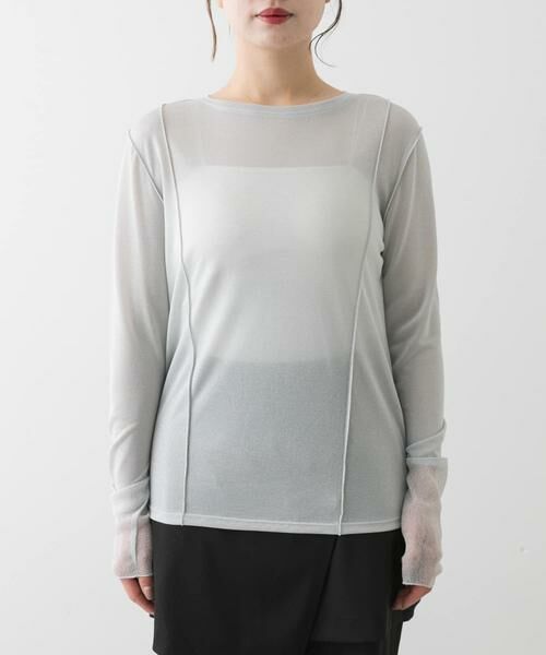 SENSE OF PLACE by URBAN RESEARCH / センスオブプレイス バイ アーバンリサーチ Tシャツ | ラメシアーレイヤードトップ | 詳細20