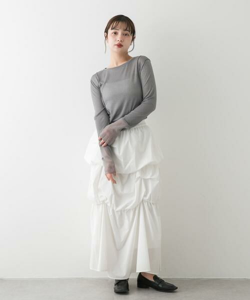 SENSE OF PLACE by URBAN RESEARCH / センスオブプレイス バイ アーバンリサーチ Tシャツ | ラメシアーレイヤードトップ | 詳細30