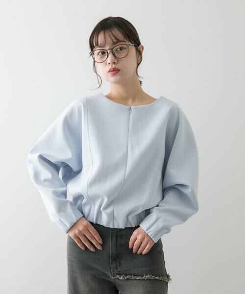 SENSE OF PLACE by URBAN RESEARCH / センスオブプレイス バイ アーバンリサーチ Tシャツ | ボートネックダンボールカットトップ | 詳細3