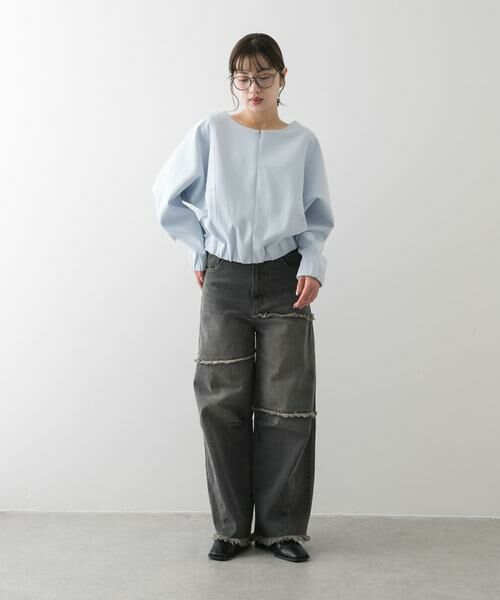 SENSE OF PLACE by URBAN RESEARCH / センスオブプレイス バイ アーバンリサーチ Tシャツ | ボートネックダンボールカットトップ | 詳細5