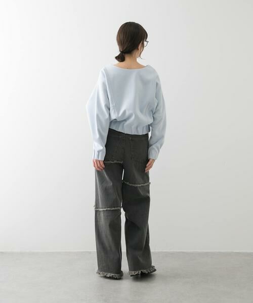 SENSE OF PLACE by URBAN RESEARCH / センスオブプレイス バイ アーバンリサーチ Tシャツ | ボートネックダンボールカットトップ | 詳細6