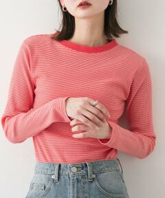 SENSE OF PLACE by URBAN RESEARCH / センスオブプレイス バイ アーバンリサーチ Tシャツ | 『WEB限定』クルーネックリンガーボーダーTシャツ