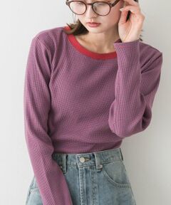 SENSE OF PLACE by URBAN RESEARCH / センスオブプレイス バイ アーバンリサーチ Tシャツ | 『WEB限定』クルーネックリンガーボーダーTシャツ