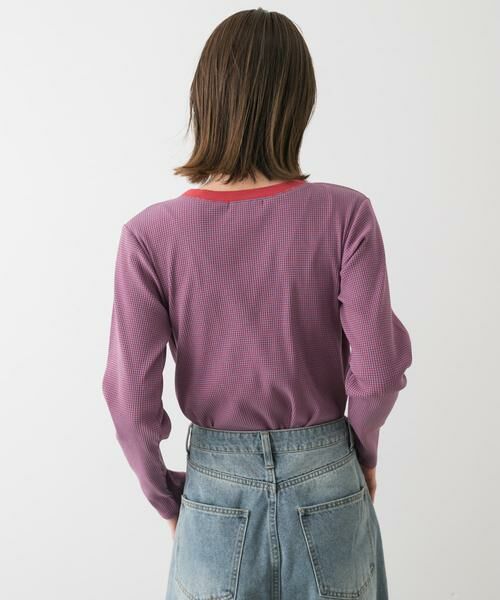 SENSE OF PLACE by URBAN RESEARCH / センスオブプレイス バイ アーバンリサーチ Tシャツ | 『WEB限定』クルーネックリンガーボーダーTシャツ | 詳細11