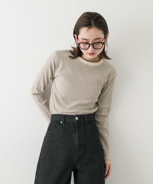 SENSE OF PLACE by URBAN RESEARCH / センスオブプレイス バイ アーバンリサーチ Tシャツ | 『WEB限定』クルーネックリンガーボーダーTシャツ | 詳細16