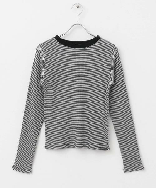 SENSE OF PLACE by URBAN RESEARCH / センスオブプレイス バイ アーバンリサーチ Tシャツ | 『WEB限定』クルーネックリンガーボーダーTシャツ | 詳細29