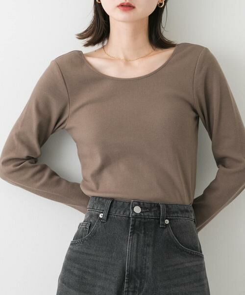 SENSE OF PLACE by URBAN RESEARCH / センスオブプレイス バイ アーバンリサーチ Tシャツ | カップツキバックオープンリブトップ | 詳細1