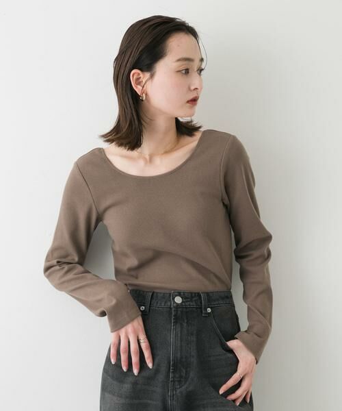 SENSE OF PLACE by URBAN RESEARCH / センスオブプレイス バイ アーバンリサーチ Tシャツ | カップツキバックオープンリブトップ | 詳細3