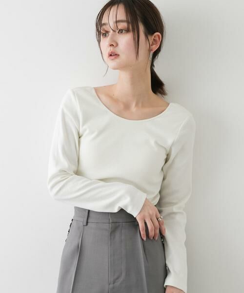 SENSE OF PLACE by URBAN RESEARCH / センスオブプレイス バイ アーバンリサーチ Tシャツ | カップツキバックオープンリブトップ | 詳細15