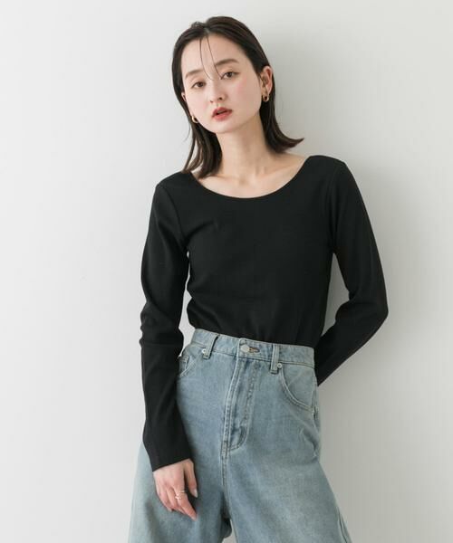 SENSE OF PLACE by URBAN RESEARCH / センスオブプレイス バイ アーバンリサーチ Tシャツ | カップツキバックオープンリブトップ | 詳細20