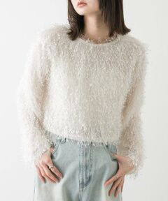 SENSE OF PLACE by URBAN RESEARCH / センスオブプレイス バイ アーバンリサーチ Tシャツ | 『洗濯可』フリンジテープトップ