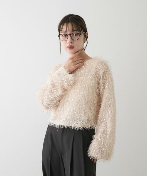 SENSE OF PLACE by URBAN RESEARCH / センスオブプレイス バイ アーバンリサーチ Tシャツ | 『洗濯可』フリンジテープトップ | 詳細2