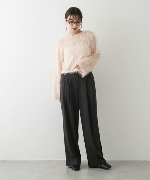 SENSE OF PLACE by URBAN RESEARCH / センスオブプレイス バイ アーバンリサーチ Tシャツ | 『洗濯可』フリンジテープトップ | 詳細5