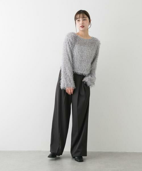 SENSE OF PLACE by URBAN RESEARCH / センスオブプレイス バイ アーバンリサーチ Tシャツ | 『洗濯可』フリンジテープトップ | 詳細16