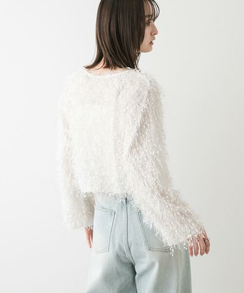 SENSE OF PLACE by URBAN RESEARCH / センスオブプレイス バイ アーバンリサーチ Tシャツ | 『洗濯可』フリンジテープトップ | 詳細23