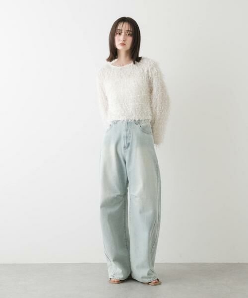 SENSE OF PLACE by URBAN RESEARCH / センスオブプレイス バイ アーバンリサーチ Tシャツ | 『洗濯可』フリンジテープトップ | 詳細24