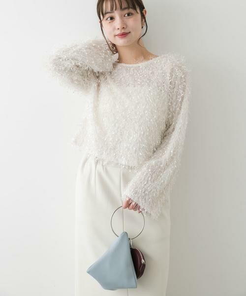 SENSE OF PLACE by URBAN RESEARCH / センスオブプレイス バイ アーバンリサーチ Tシャツ | 『洗濯可』フリンジテープトップ | 詳細26