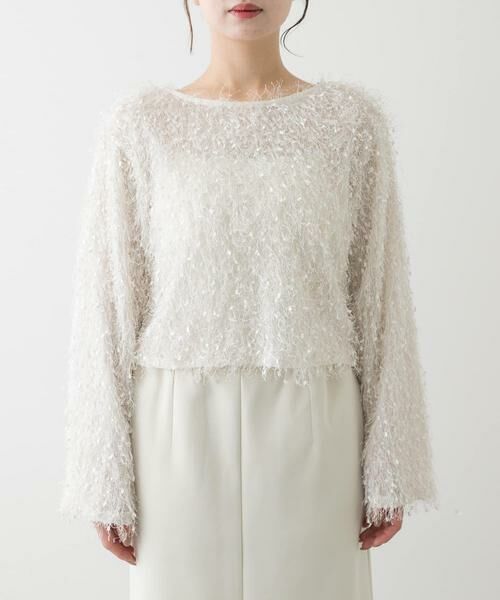 SENSE OF PLACE by URBAN RESEARCH / センスオブプレイス バイ アーバンリサーチ Tシャツ | 『洗濯可』フリンジテープトップ | 詳細29