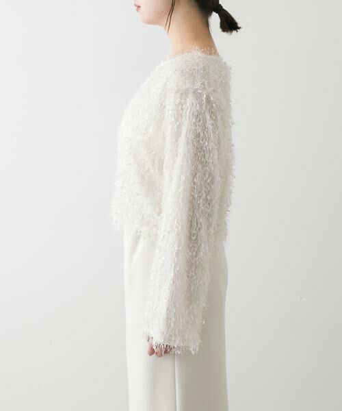 SENSE OF PLACE by URBAN RESEARCH / センスオブプレイス バイ アーバンリサーチ Tシャツ | 『洗濯可』フリンジテープトップ | 詳細30