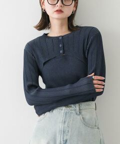 SENSE OF PLACE by URBAN RESEARCH / センスオブプレイス バイ アーバンリサーチ ニット・セーター | 2Pレイヤードセーター