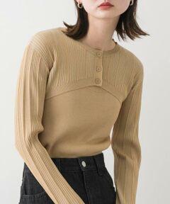 SENSE OF PLACE by URBAN RESEARCH / センスオブプレイス バイ アーバンリサーチ ニット・セーター | 2Pレイヤードセーター