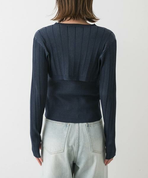 SENSE OF PLACE by URBAN RESEARCH / センスオブプレイス バイ アーバンリサーチ ニット・セーター | 2Pレイヤードセーター | 詳細10