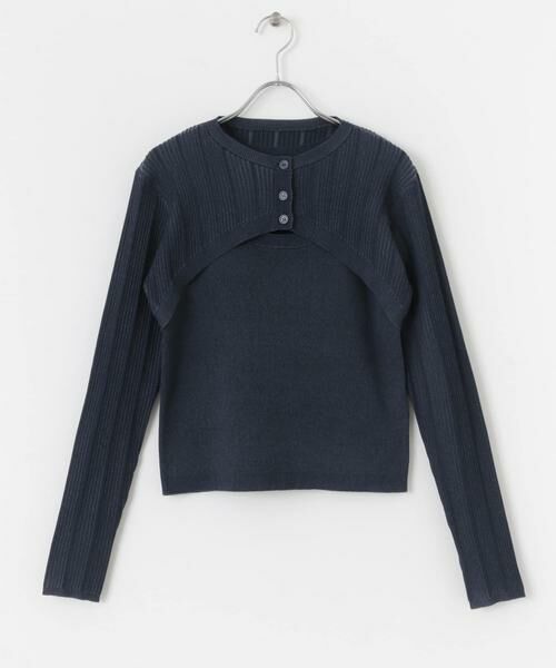 SENSE OF PLACE by URBAN RESEARCH / センスオブプレイス バイ アーバンリサーチ ニット・セーター | 2Pレイヤードセーター | 詳細14