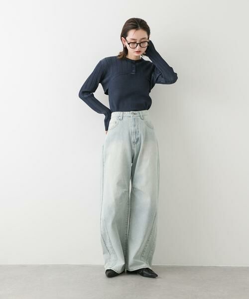 SENSE OF PLACE by URBAN RESEARCH / センスオブプレイス バイ アーバンリサーチ ニット・セーター | 2Pレイヤードセーター | 詳細4