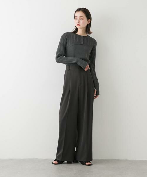 SENSE OF PLACE by URBAN RESEARCH / センスオブプレイス バイ アーバンリサーチ ニット・セーター | 2Pレイヤードセーター | 詳細23