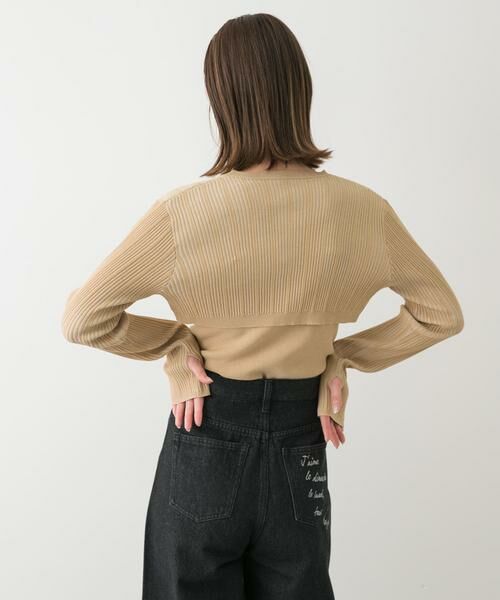 SENSE OF PLACE by URBAN RESEARCH / センスオブプレイス バイ アーバンリサーチ ニット・セーター | 2Pレイヤードセーター | 詳細29