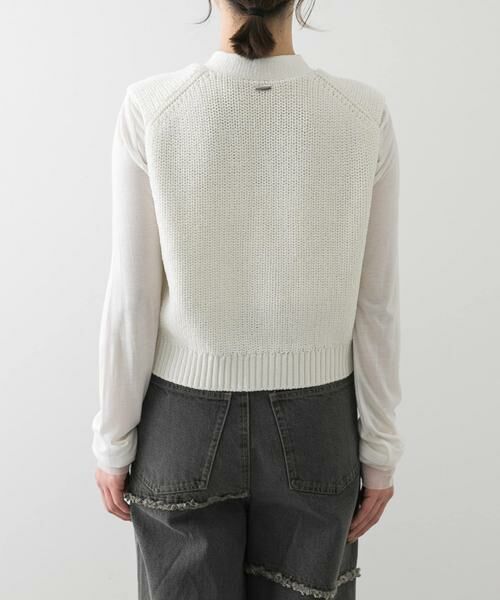 SENSE OF PLACE by URBAN RESEARCH / センスオブプレイス バイ アーバンリサーチ ベスト | クロップドニットベスト | 詳細24