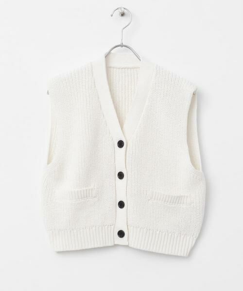 SENSE OF PLACE by URBAN RESEARCH / センスオブプレイス バイ アーバンリサーチ ベスト | クロップドニットベスト | 詳細26