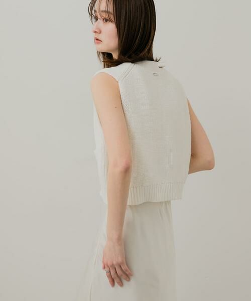 SENSE OF PLACE by URBAN RESEARCH / センスオブプレイス バイ アーバンリサーチ ベスト | クロップドニットベスト | 詳細16