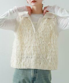 SENSE OF PLACE by URBAN RESEARCH / センスオブプレイス バイ アーバンリサーチ ベスト | ループヤーンニットベスト