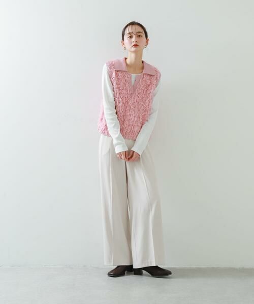 SENSE OF PLACE by URBAN RESEARCH / センスオブプレイス バイ アーバンリサーチ ベスト | ループヤーンニットベスト | 詳細4