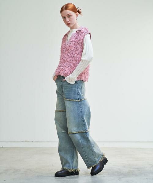 SENSE OF PLACE by URBAN RESEARCH / センスオブプレイス バイ アーバンリサーチ ベスト | ループヤーンニットベスト | 詳細7