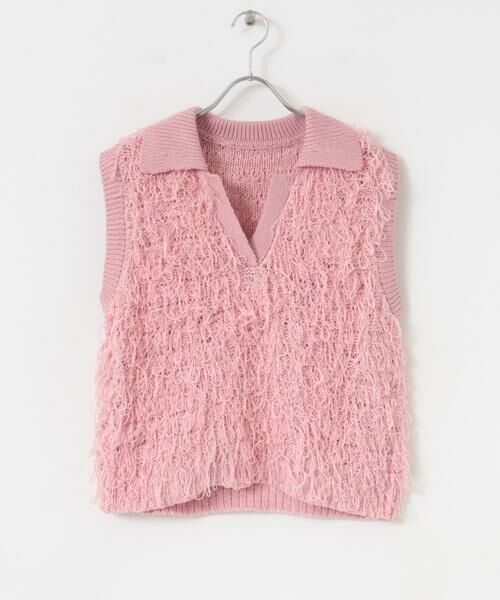 SENSE OF PLACE by URBAN RESEARCH / センスオブプレイス バイ アーバンリサーチ ベスト | ループヤーンニットベスト | 詳細8