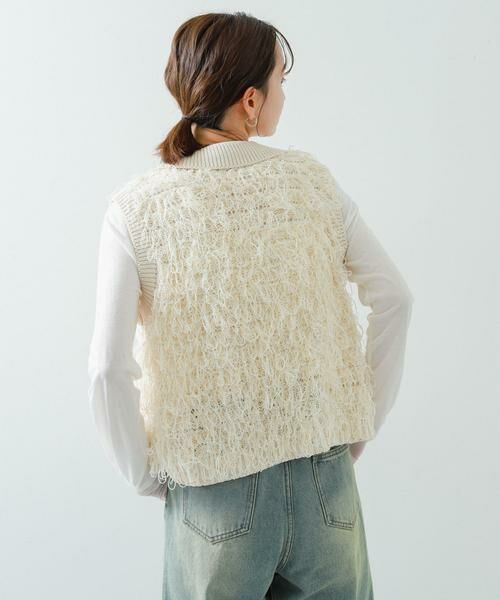SENSE OF PLACE by URBAN RESEARCH / センスオブプレイス バイ アーバンリサーチ ベスト | ループヤーンニットベスト | 詳細15