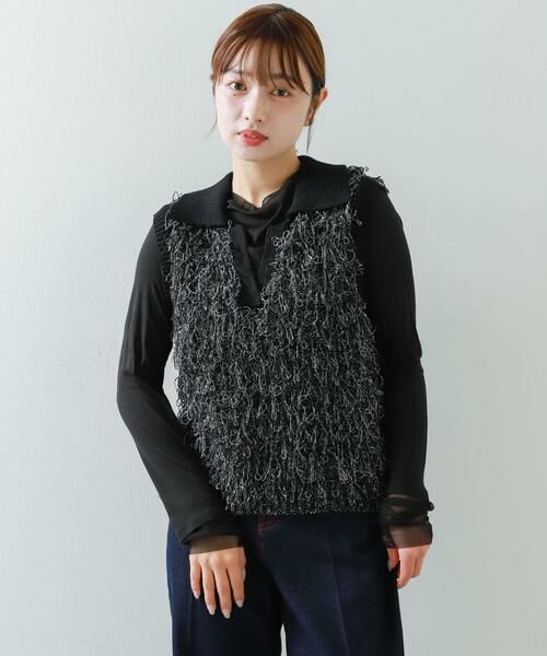 SENSE OF PLACE by URBAN RESEARCH / センスオブプレイス バイ アーバンリサーチ ベスト | ループヤーンニットベスト | 詳細20
