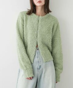 SENSE OF PLACE by URBAN RESEARCH / センスオブプレイス バイ アーバンリサーチ カーディガン・ボレロ | ラメリボンクルーネックカーディガン