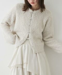 SENSE OF PLACE by URBAN RESEARCH / センスオブプレイス バイ アーバンリサーチ カーディガン・ボレロ | ラメリボンクルーネックカーディガン