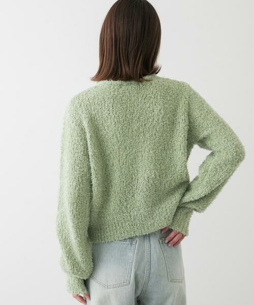 SENSE OF PLACE by URBAN RESEARCH / センスオブプレイス バイ アーバンリサーチ カーディガン・ボレロ | ラメリボンクルーネックカーディガン | 詳細2