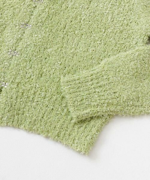SENSE OF PLACE by URBAN RESEARCH / センスオブプレイス バイ アーバンリサーチ カーディガン・ボレロ | ラメリボンクルーネックカーディガン | 詳細9