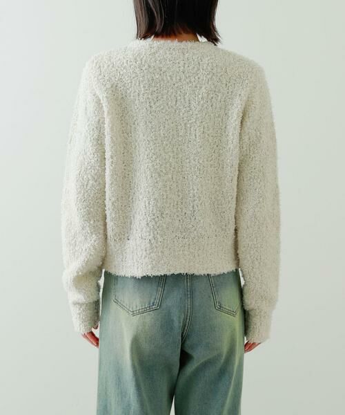 SENSE OF PLACE by URBAN RESEARCH / センスオブプレイス バイ アーバンリサーチ カーディガン・ボレロ | ラメリボンクルーネックカーディガン | 詳細19