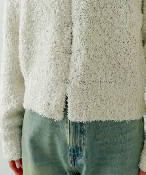 SENSE OF PLACE by URBAN RESEARCH / センスオブプレイス バイ アーバンリサーチ カーディガン・ボレロ | ラメリボンクルーネックカーディガン | 詳細21