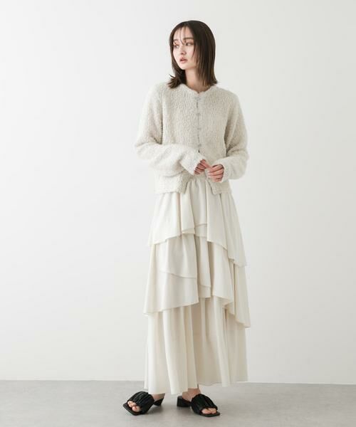 SENSE OF PLACE by URBAN RESEARCH / センスオブプレイス バイ アーバンリサーチ カーディガン・ボレロ | ラメリボンクルーネックカーディガン | 詳細12