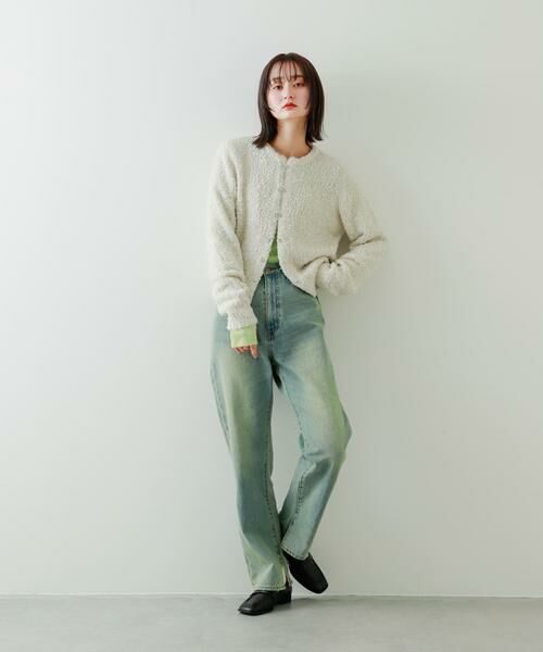 SENSE OF PLACE by URBAN RESEARCH / センスオブプレイス バイ アーバンリサーチ カーディガン・ボレロ | ラメリボンクルーネックカーディガン | 詳細16